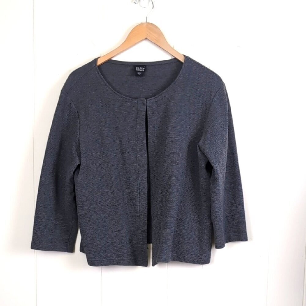 Eileen Fisher Charcoal cotton Cardigan
